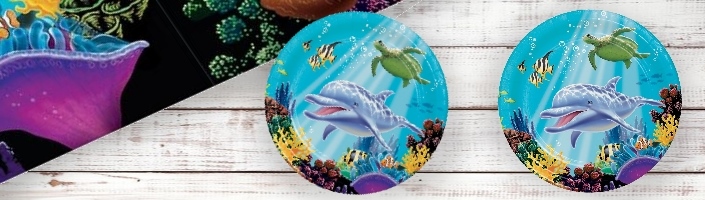 Ocean Dolphin Party Supplies Balloons Decorations Packs