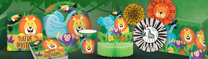 Safari Theme Party Supplies | Safari Party Decorations | Safari Party Ideas | Party Save Smile
