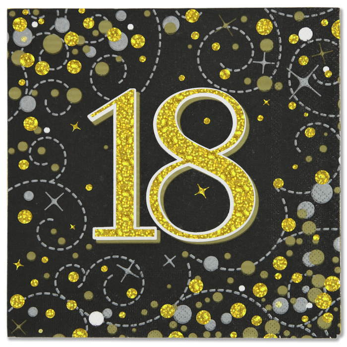 18th Birthday Party Balloons Decorations Age 18 Classy Gold Party Latex  Balloons
