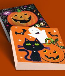Halloween Napkins, a spooky range for your Halloween Party!