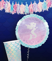 Jelly Fish Paper Honeycomb Lanterns Little Mermaid Garland Felt Table  Centerpiece Under The Sea Baby Shower