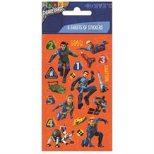 Thunderbirds Party Bag Favour Sticker Sheets