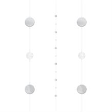Silver Dots Balloon String Party Decoration