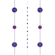 Purple Dots Balloon String Party Decoration