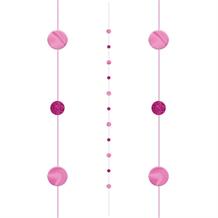 Pink Dots Balloon String Party Decoration
