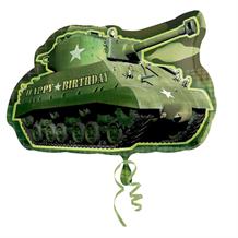 Army Camouflage Tank Shaped Foil | Helium Balloon