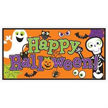 Happy Halloween Giant Foil Party Banner | Decoration