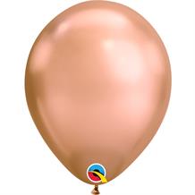 Chrome Rose Gold Balloons 11 inches (Latex) | Party Save Smile