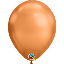 Chrome Copper 11" Qualatex Helium Quality Decorator Latex Party Balloons