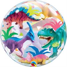Dinosaur 22" Bubble Party Balloon