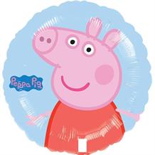 Peppa Pig Round Party Foil | Helium Balloon
