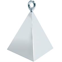 Silver Pyramid Balloon Weight Table Centrepiece | Decoration