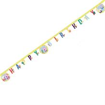 Peppa Pig Treats Party Happy Birthday Paper Banner