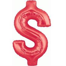 Dollar $ Casino Shaped 40" Foil | Helium Balloon
