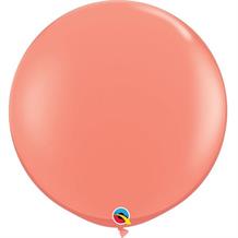 Coral 3ft Qualatex Helium Quality Decorator Latex Party Balloons