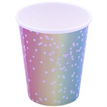 Rainbow Ombre Party Cups