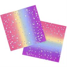 Rainbow Ombre Party Napkins | Serviettes