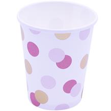 Pink and Gold Dots Party Cups