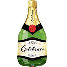 Celebrate Champagne Bottle Shaped Foil | Helium Balloon