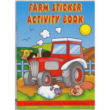 A6 Farm Sticker Activity Party Bag Favour
