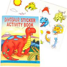 A6 Dinosaur Sticker Activity Party Bag Favour