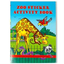 A6 Zoo Sticker Activity Party Bag Favour