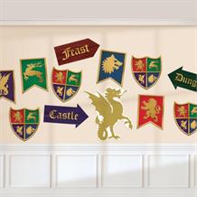 Medieval Thrones Party Cut-out Decorations