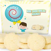 Timmy’s Treats Mini Shortbread Biscuit Rounds Gift Box 150 grams