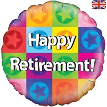 Happy Retirement Star 18" Foil | Helium Balloon