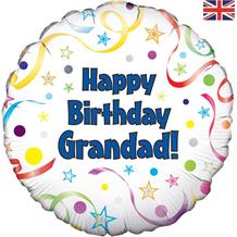 Happy Birthday Grandad 18" Foil | Helium Balloon