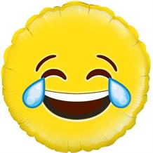 LOL | Laugh Emoji 18" Foil | Helium Balloon