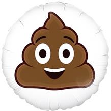 Smiling Poop Emoji 18" Foil | Helium Balloon
