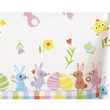 Easter | Colourful | Gingham Plastic Tablecover | Tablecloth