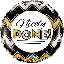 Nicely Done | Well Done 18" Foil | Helium Balloon