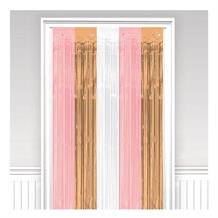 Rose Gold Blush Party Door Curtain Decoration