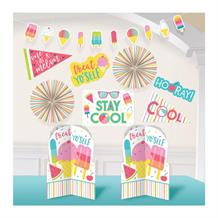 Just Chillin Ice Cream Party Room Decorating Kit