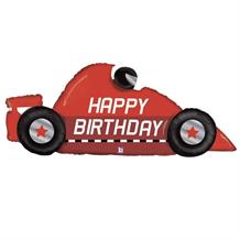 Race Car Happy Birthday Giant 56" Foil | Helium Balloon