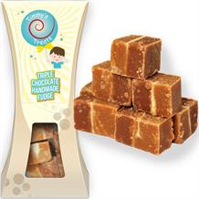 Timmy’s Treats Triple Chocolate Handmade Fudge Gift Box 150 grams