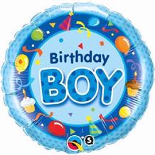 Blue Birthday Boy 18" Foil | Helium Balloon