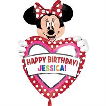 Minnie Mouse Personalisable Birthday Foil | Helium Balloon