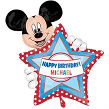 Mickey Mouse Personalisable Birthday Foil | Helium Balloon