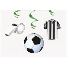 3D Soccer | Football Party Hanging Swirl Decorations