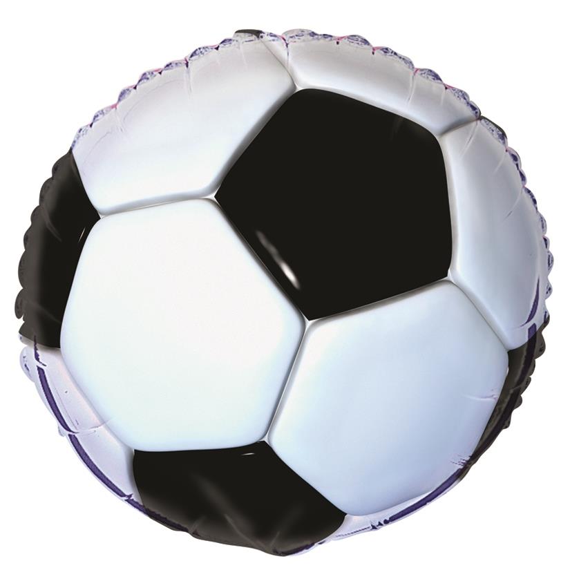 3D Soccer | Football 18&#34; Foil | Helium Balloon