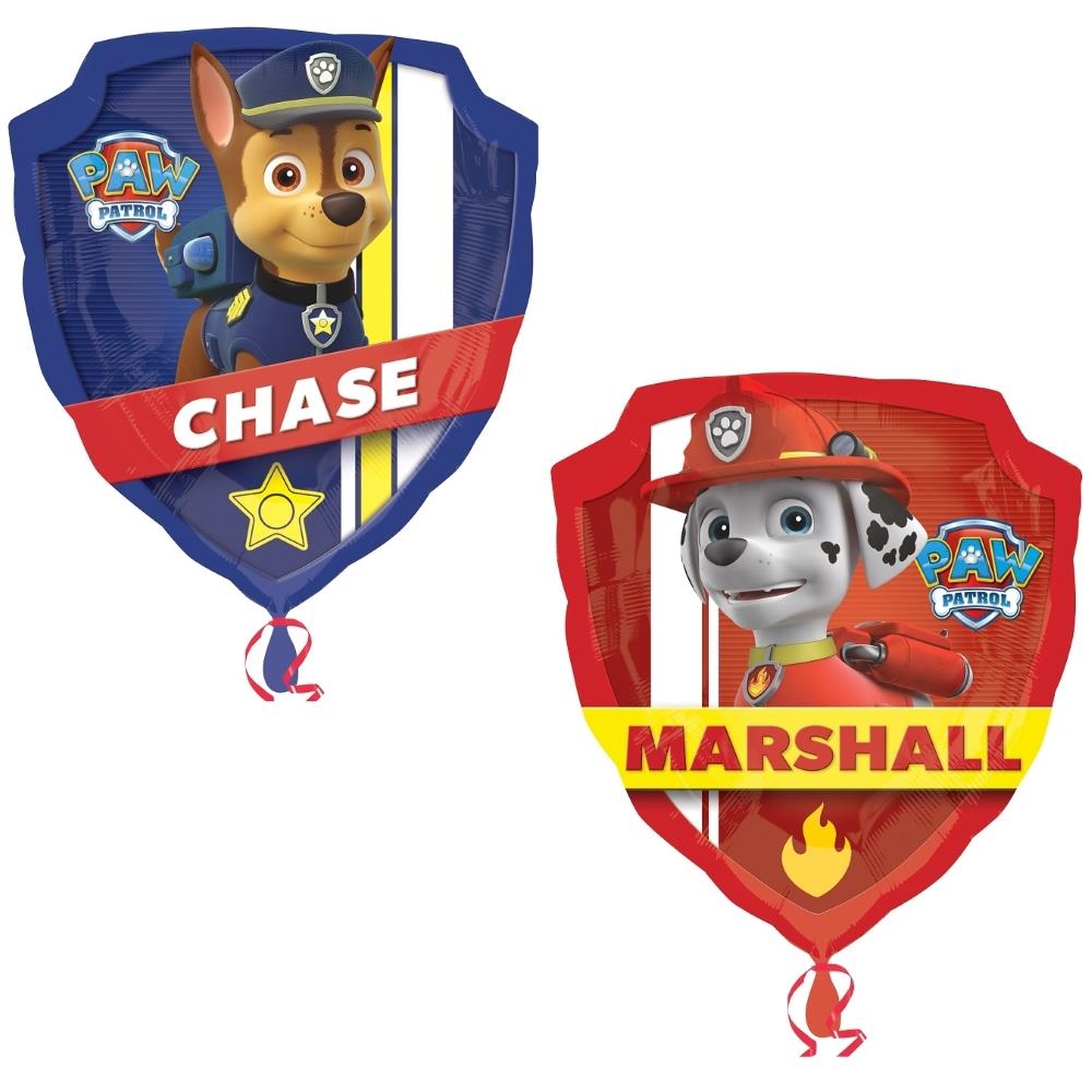 PAW PATROL /"Cubez/" Birthday Balloons Decoration Supplies Party Dog Chase NEW!