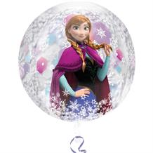 Disney Frozen 15" Clear Sphere Shaped Foil | Helium Balloon