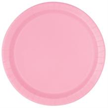 Baby Pink Party Cake Plates (Bulk)