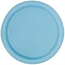 Baby Blue Party Cake Plates