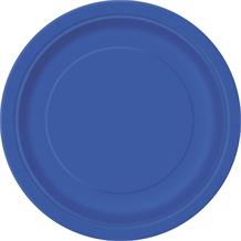 Royal Blue Party Cake Plates (Bulk)