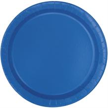 Royal Blue Party Plates (Bulk)