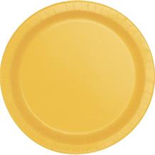 Sunflower Yellow Party Cake Plates